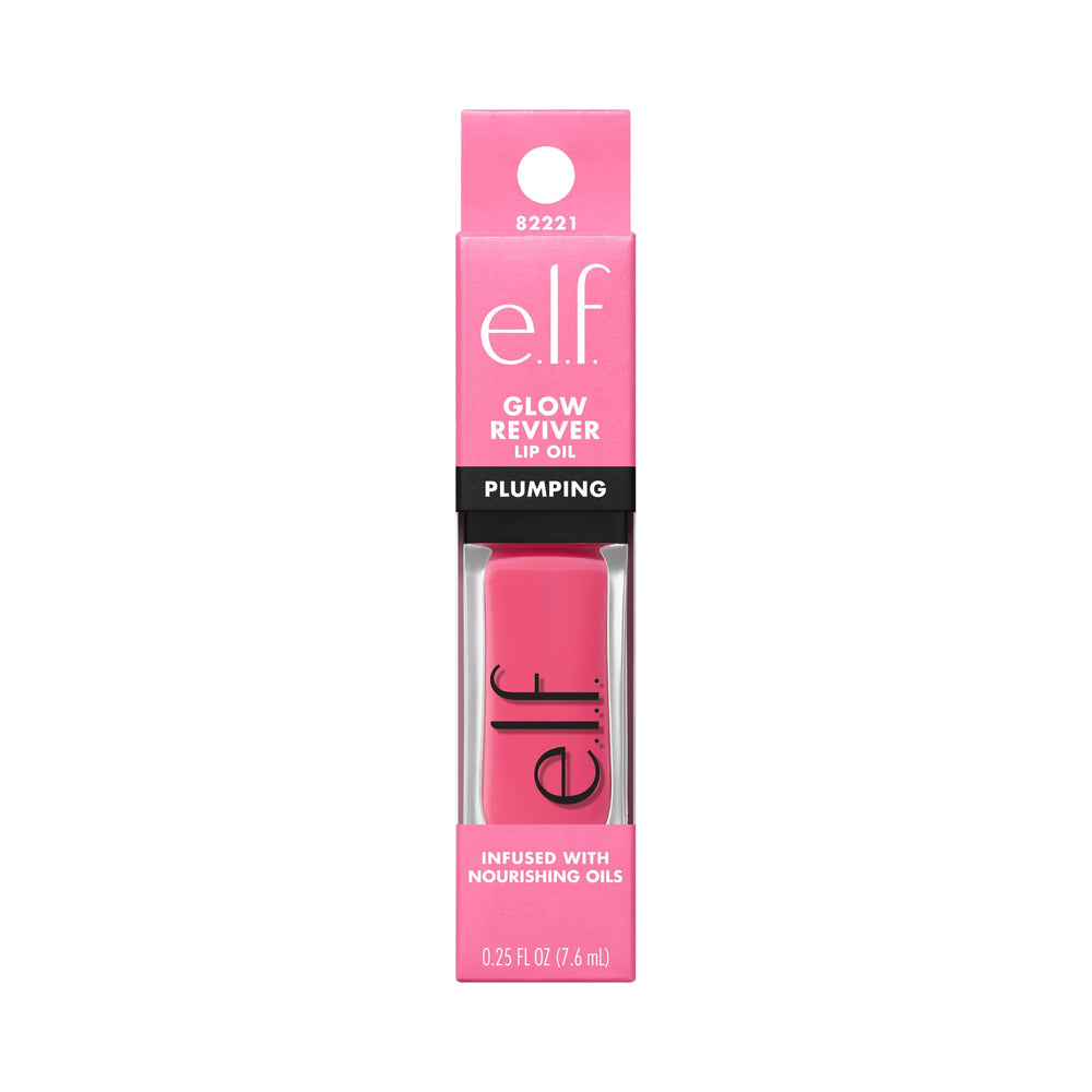 e.l.f. Glow Reviver open cap detail displaying applicator and hygienic packaging benefit