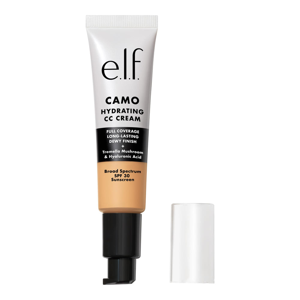 e.l.f. Hydrating Camo CC Cream front packaging shows product name and SPF 30 benefit