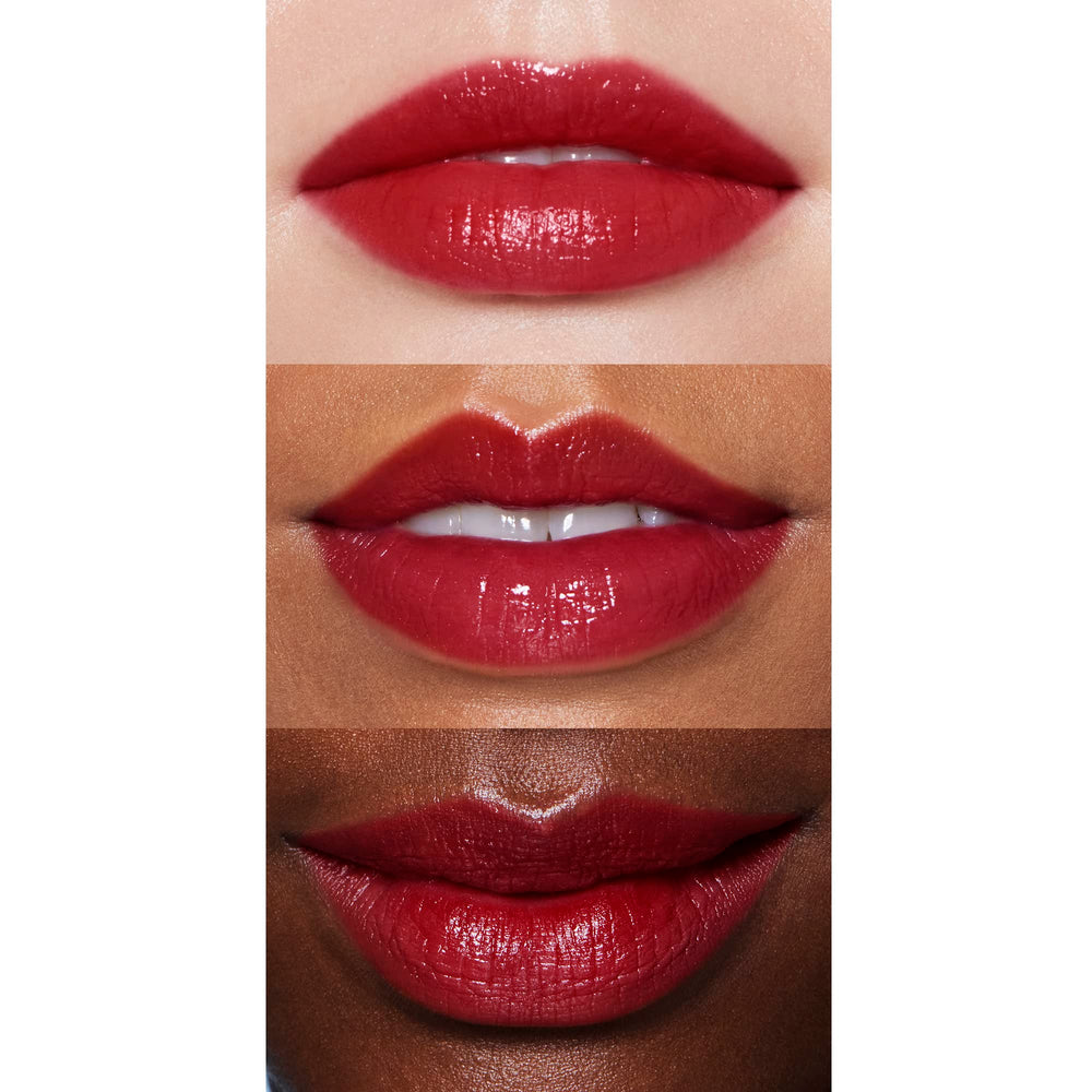 e.l.f. lipstick in hand showing size and portability for on-the-go touchups benefit