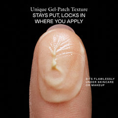 EADEM The Mark gel texture close-up showing patch-like consistency for stay-put application