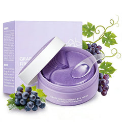 Eakroo front packaging showing 60 grape hydrogel eye patches and convenience