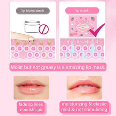 Eakroo lip masks arranged as party favors highlighting gifting and sharing benefit