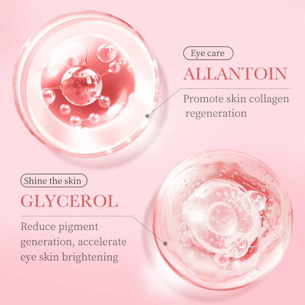 Eakroo rose and collagen ingredients collage conveying gentle nourishment