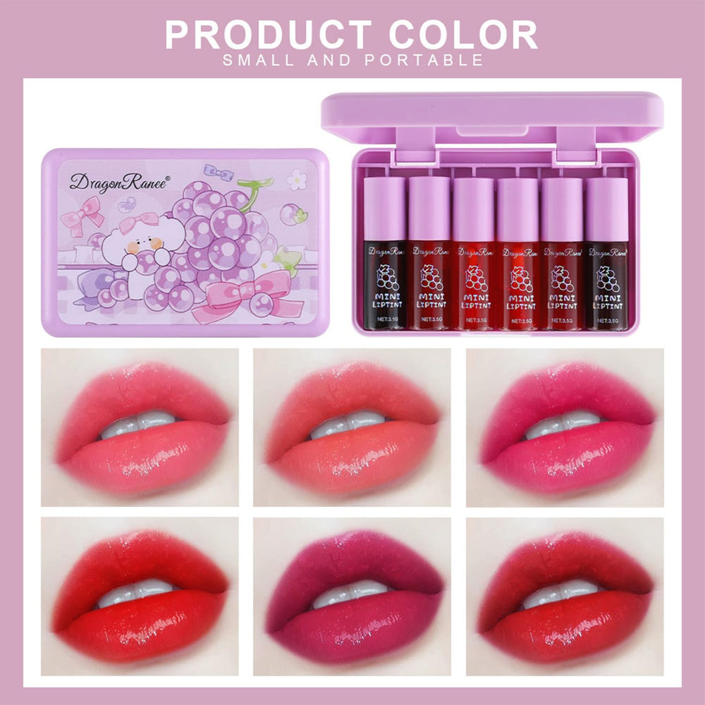 Eakroo arm swatches of all six shades showing pigmentation and blendability benefit
