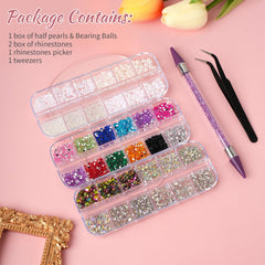 EARLMONI decorated phone case craft showing durable decorative sparkle