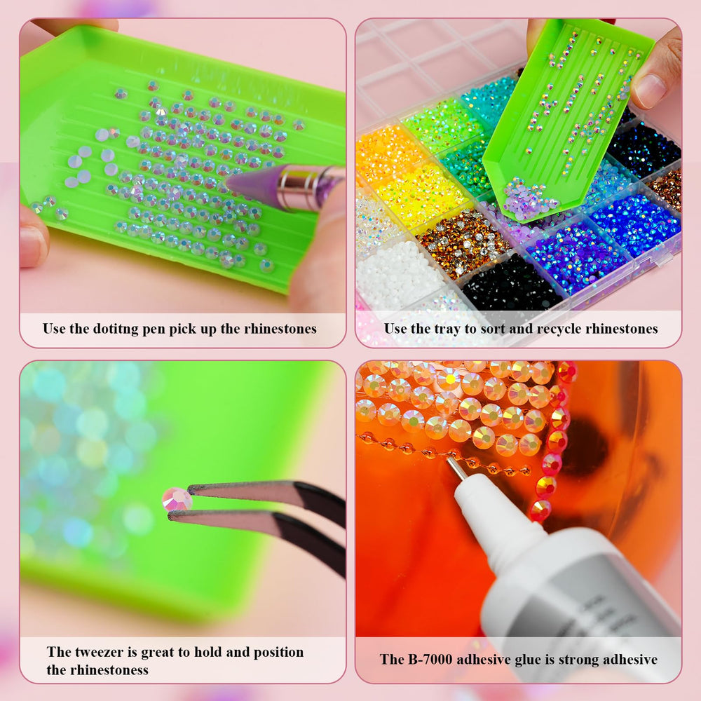 EARLMONI picker tools and sharpener arranged to show precise placement and wax maintenance