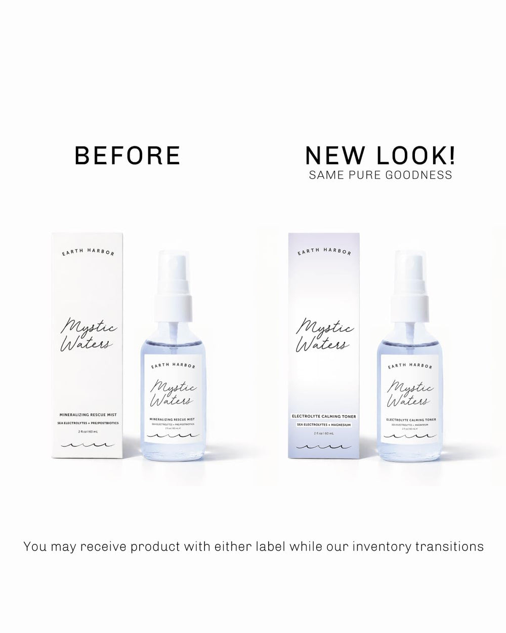 Earth Harbor mist inside a toiletry bag demonstrating portable on-the-go use