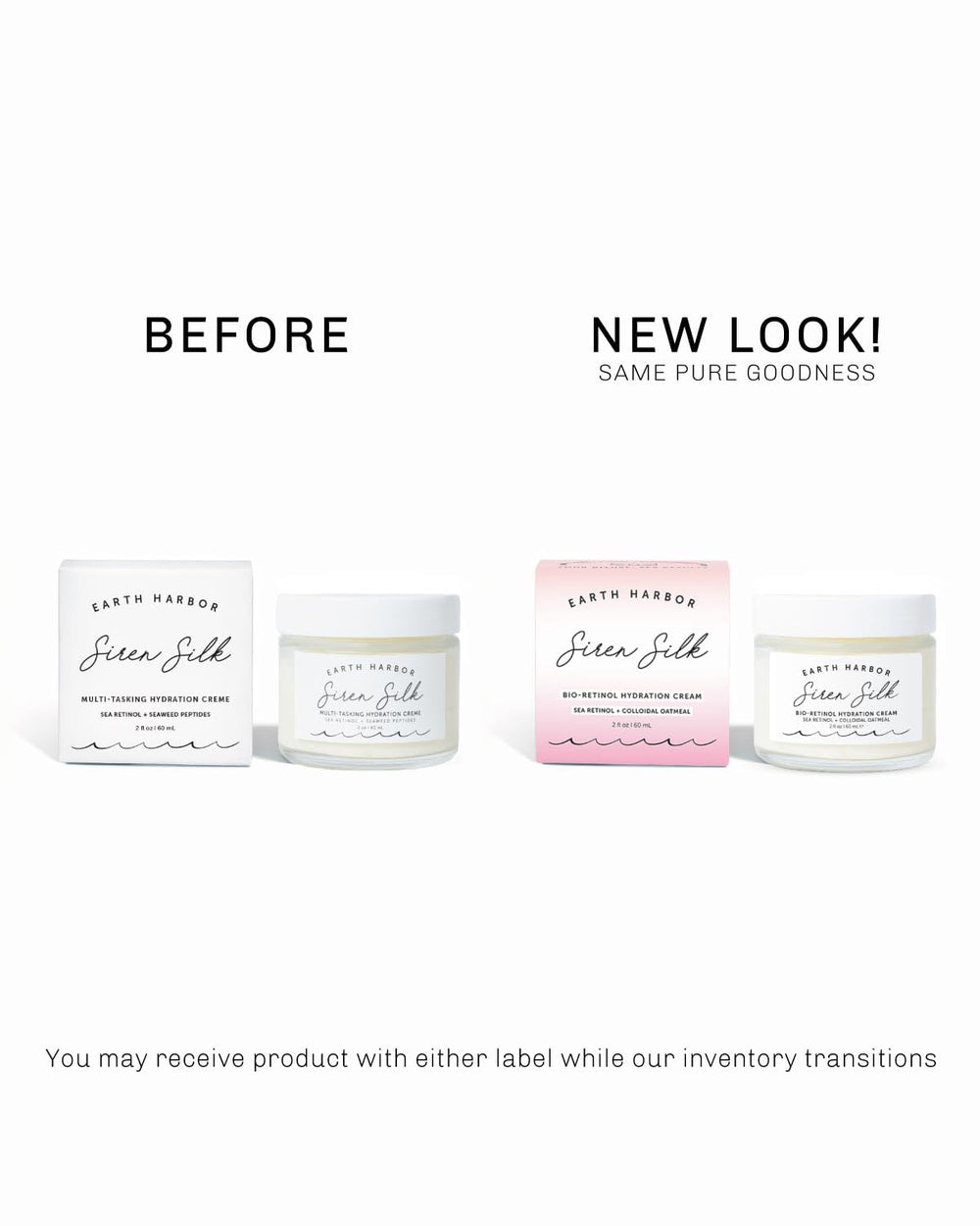 Earth Harbor SIREN SILK on nightstand lifestyle scene promoting nightly routine benefit