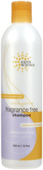Earth Therapeutics front bottle view showing unscented formula and 12 oz size, gentle cleansing benefit