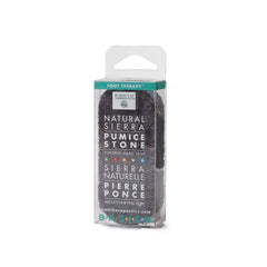 Earth Therapeutics pumice stone front view showing compact shape and portability for travel