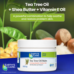 Earth's Care open balm showing rich texture and easy scoop benefit
