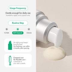 EASYDEW nighttime skincare scene illustrating calming, restorative use