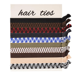 EasYoung front packaging showing ten hair ties and masculine design benefit