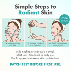 Close-up of Ebanel label listing peptides and retinol for clarity and confidence