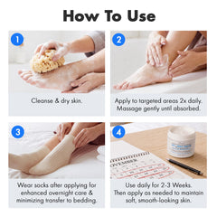 Ebanel used in bathroom scene supporting a soothing foot-care routine