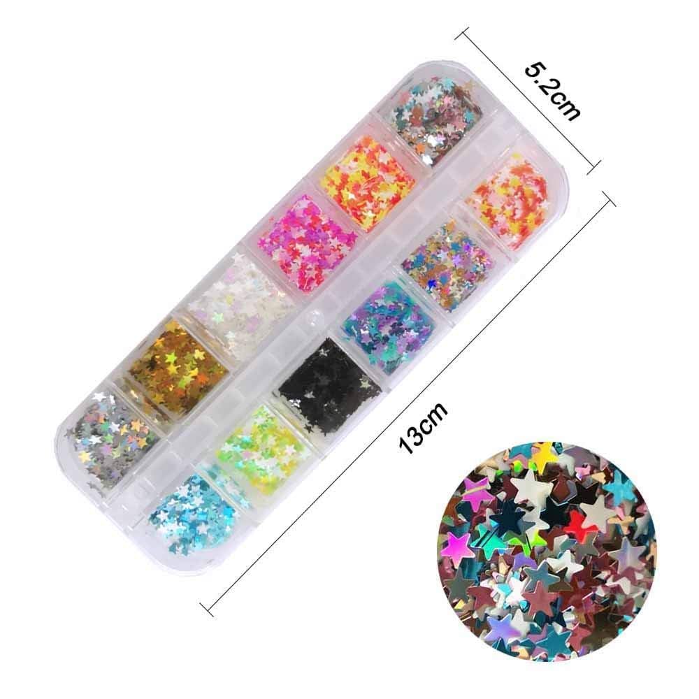 EBANKU star applied on fingernail illustrating easy nail application benefit