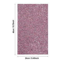 EBANKU close-up of rhinestone trim adding sparkle and stylish desktop appeal