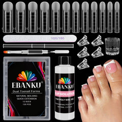 EBANKU front packaging showing all kit contents for complete pedicures