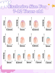 EBANKU numbered size layout with 13 sizes visible, simplifies fitting and keeps nails organized