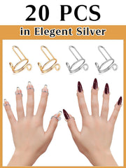 EBANKU set laid out to show scale with rings and 96 adhesive tabs for replacements