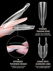 EBANKU transparent top and bottom close-up demonstrating precise shaping advantage