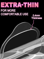 EBANKU edge comparison illustrating 0.4mm ultra-thin natural look benefit