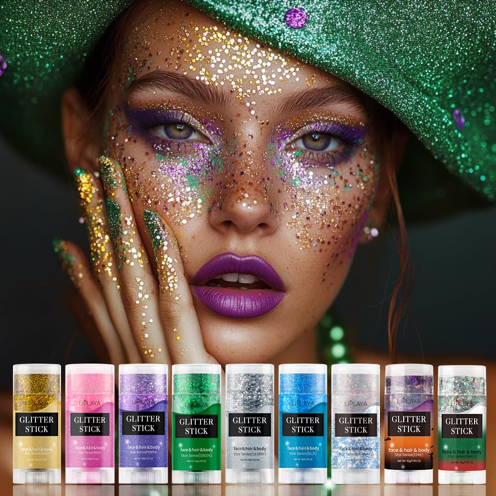 EBHDEH glitter application on arm demonstrating buildable coverage