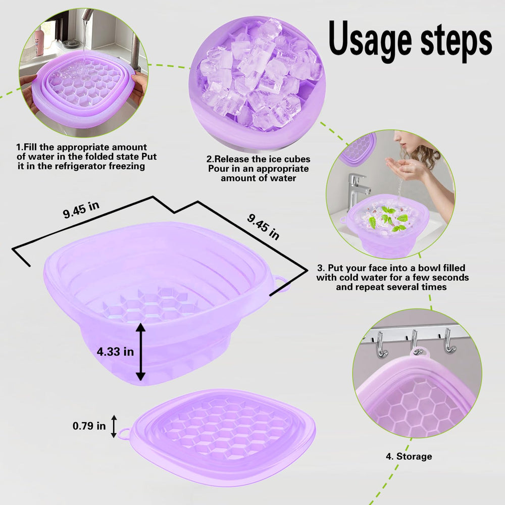 EBIGIC close-up of honeycomb ice tray highlighting quick-release ice formation benefit