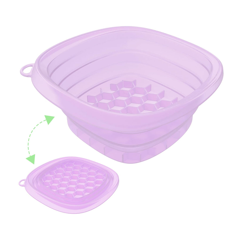 EBIGIC bowl on bedside table in lifestyle setting showing at-home spa convenience benefit