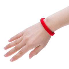 EBOOT hair tie on ponytail in use providing secure, no-slip hold