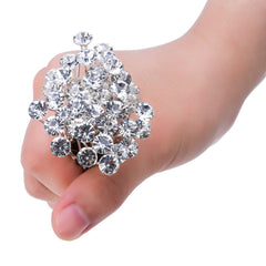 EBOOT hair pins arranged in a bridal updo providing decorative hold