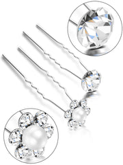 EBOOT pins placed in a bridal updo demonstrating secure hold benefit