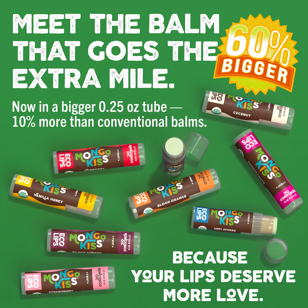 Eco Lips open tube close-up showing smooth balm texture for hydration