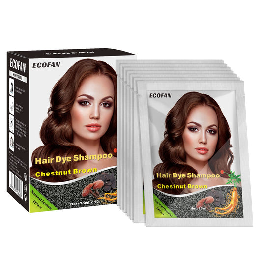 ECOFAN front packaging showing ten chestnut brown sachets and product benefits