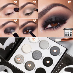 ecofavor closeup matte black powder showing dense pigment for bold payoff