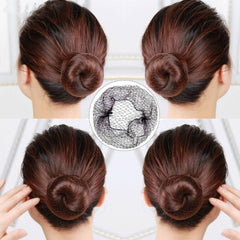 Ecojunmi net worn by food service worker showing hygienic, professional hair control