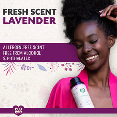 ecoLove gel texture on hand demonstrating moisturizing feel