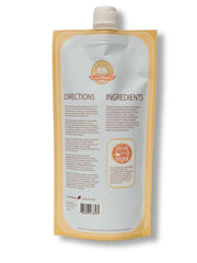 Ecoslay applied to curly hair during treatment for improved softness and shine
