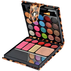 Ecvtop full eyeshadow palette flatlay with color variety for versatile looks