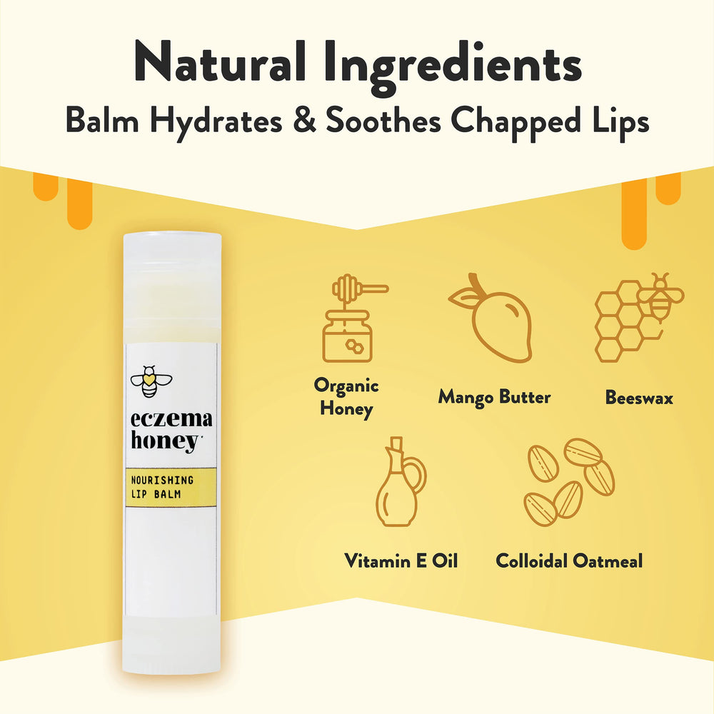 ECZEMA HONEY close-up of smooth balm texture highlights non-waxy glide