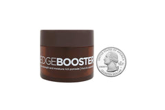 EDGEBOOSTER pomade texture closeup demonstrating silky consistency and moisturizing finish