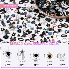 editTime metal alloy rhinestones detail for high-shine focal points