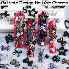 editTime handful of charms for size comparison illustrating scale and quantity