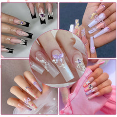 editTime model hand wearing charms showing how kit elevates nail looks