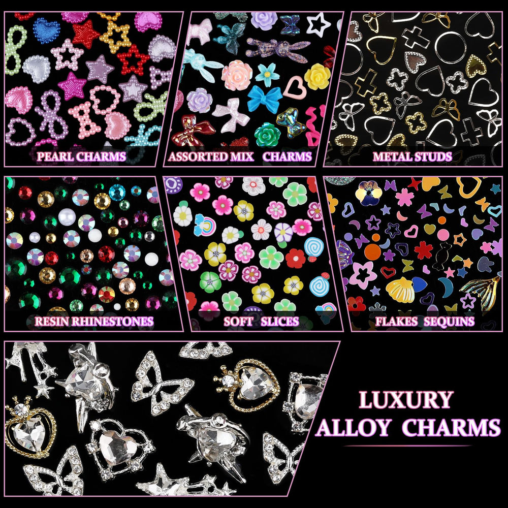 editTime flatback pearls spread emphasizing classic luster for elegant nails