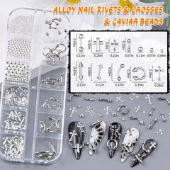 editTime arranged full kit front view displaying studs spikes pearls for inspiration