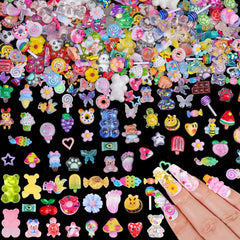editTime front package view showing colorful 250pcs charms and organized set benefits