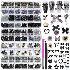 editTime front packaging showing five organized charm boxes for neat storage and portability