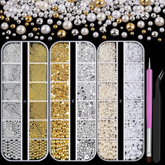editTime front packaging showing beads and pearls, organized for quick access