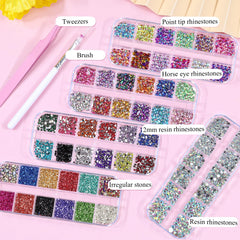 editTime horse-eye rhinestone detail offering dimensional shine